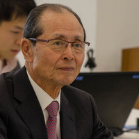 東京2020エンブレム委員会の王貞治委員（2015年11月30日）