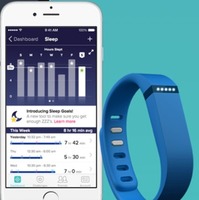 フィットネストラッカー 「Fitbit Flex」、自動睡眠検知機能を追加