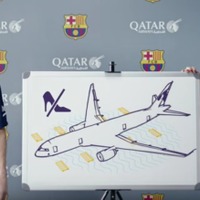 ネイマール、メッシ、スアレスが登場…カタール航空の機内安全ビデオにバルセロナの選手