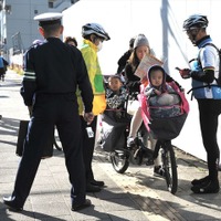 警視庁「BEEMS」、4警察署と自転車の安全な乗り方を訴える（足立区）