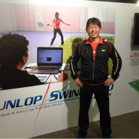 ダンロップ、テニスラケット選びをサポート…「スイングラボ」開催、講師の大森豊プロ