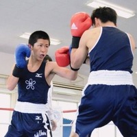 近畿大学ボクシング部が韓国チームと親善合同練習…赤井英和の長男も参加 画像