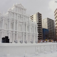 マカオ聖ポール天主堂跡大雪像