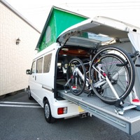 自転車を積める「ツメルンダー」、ジャパン キャンピングカーショー出展 画像