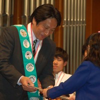 青山学院大学の箱根駅伝優勝報告会（2016年3月5日）