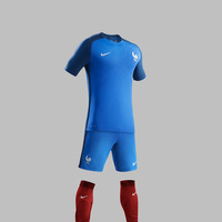 サッカーフランス代表のチームジャージ「フランス 2016 ナショナル フットボール キット」