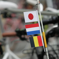 日常を取り戻したベルギーに自転車で来て…都内自転車イベントで大使 画像