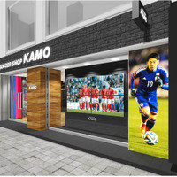 サッカーショップKAMO名古屋店がリニューアル、名古屋グランパスオフィシャルコーナー新設