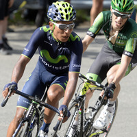 ジロ・デ・イタリア第15ステージを走るナイロ・キンタナ