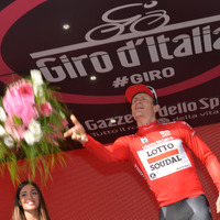 ジロ・デ・イタリア第7ステージを制したロット・スーダルのアンドレ・グライペル（ドイツ）