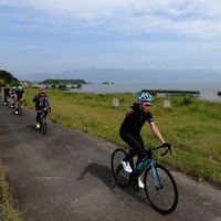 自転車メーカー・ジャイアント会長がビワイチサイクリングを体験 画像