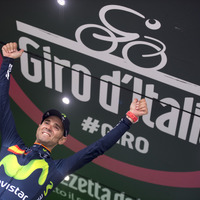 モビスターのアレハンドロ・バルベルデ（スペイン）がジロ・デ・イタリア初優勝