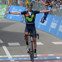 モビスターのアレハンドロ・バルベルデ（スペイン）がジロ・デ・イタリア初優勝