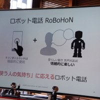 スマホの最終形態はロボット？…モバイル型ロボット電話「ロボホン」発売