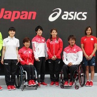 アシックス、リオ五輪の日本選手団公式ウエアを発表…胸に桜満開！ 画像