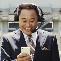 松木安太郎がゲーム実況「激突!! Jリーグプニコンサッカー」テレビCM
