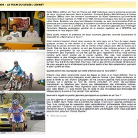 　ツール・ド・フランスの公式サイト、letour.frが6月29日公開のニュースで「LE TOUR DU SOLEIL LEVANT＝日出づるところのツール・ド・フランス」と題して、別府史之と新城幸也の出場を歓迎する記事を掲載した。
「09年は歴史的快挙として日本勢2人が出場を果たした。19