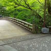 山中温泉の「こおろぎ橋」。樋口可南子のデビュー作となったテレビ番組の舞台だ