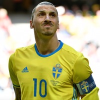 サッカースウェーデン代表のズラタン・イブラヒモビッチ 参考画像（2016年6月5日）