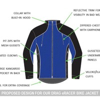 Drag eRacer ski and cycling jacket