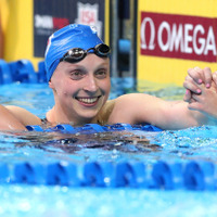 リオオリンピック競泳代表・ケイティ・レデッキー、圧倒的な泳ぎに「人間じゃない！」 画像