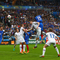 サッカー欧州選手権、フランス対アイスランド（2016年7月3日）