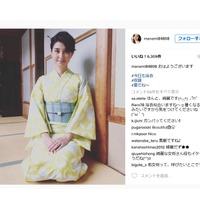 橋本マナミ「清楚にみえてちょっとスケスケ」…純白の色っぽい衣装披露