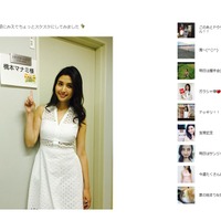 橋本マナミ「清楚にみえてちょっとスケスケ」…純白の色っぽい衣装披露
