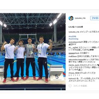 競泳・入江陵介、メインプールで初スイム！「泳ぎやすい！」