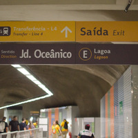 ブラジル・リオデジャネイロ市内では地下鉄4号線が開通している（2016年8月4日）