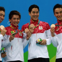 リオデジャネイロ五輪競泳男子800mリレーで日本代表が銅メダルを獲得（2016年8月9日）