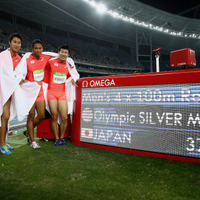 陸上男子400mリレーで日本代表が銀メダルを獲得（2016年8月19日）