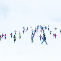 雪上ダウンヒルランニングレース、新潟県で2017年3月開催