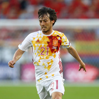 サッカースペイン代表のダビド・シルバ 参考画像（2016年6月21日）