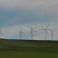 風力発電がところどころにある南オーストラリア州