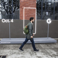 新フラッグシップスマホ「Pixel」やVRヘッドセット「Daydream View」などが発表されたGoogleの発表会　（C）Getty Images