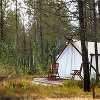 Glacier Under Canvas