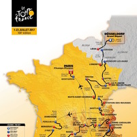 2017ツール・ド・フランスのコース発表…フランスの5大山系を縦走 画像