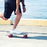 ウッドデッキを採用した小型スケートボード発売…ダブスタック 画像