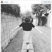 田中理恵「まっすぐまっすぐ～まっすぐ生きよう」…ロケ現場にて 画像