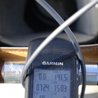 141.5kmの全行程は、GPSのトラックログにしっかり記された