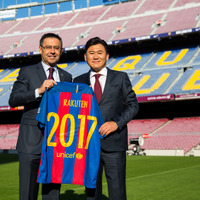 楽天、FCバルセロナとメインパートナー契約で基本合意 画像