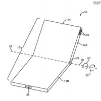 iPhone 8で採用？Appleが折りたたみスマホに関する新特許取得 画像