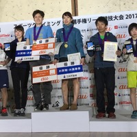 スポーツクライミング日本選手権リード競技大会2017。男子は中野稔、女子は野口啓代が優勝（2017年3月5日）