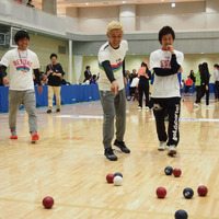 ロンブー田村、蛯原友里がボッチャに初挑戦…ボッチャ東京カップ