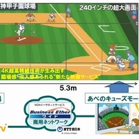 阪神タイガース戦を4Kリアルタイム配信　NTT西 画像