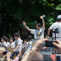 栃木ブレックスのBリーグ優勝パレードが開催（2017年6月3日）