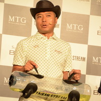 MTGは、水の力を利用して体幹を刺激するトレーニングギア「TAIKAN STREAM」と、姿勢・体幹を整えることを目的としたサポートベルト「Style BX」の発表会を6月20日に都内で開催した。共同開発パートナーとして本製品の開発に携わった、サッカー日本代表の長友佑都選手とプロゴルファーの片山晋呉選手が当日は出席した。