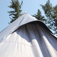 遮光コーティングを施した夏キャンプ向け「ワンポールテント」発売