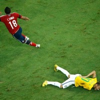 ブラジル対コロンビア戦（7月4日）　(c) Getty Images